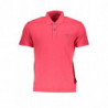 NAPAPIJRI POLO MANCHES COURTES HOMME ROSE