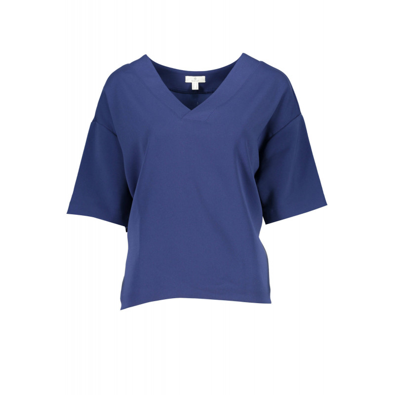 GANT DAMEN-KURZARM-T-SHIRT BLAU