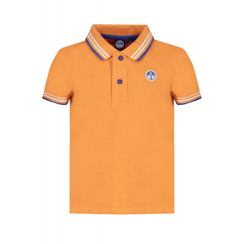 NORTH SAILS POLO MANICHE CORTE BAMBINO ARANCIO