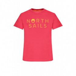 NORTH SAILS KURZÄRMELIGES T-SHIRT FÜR KINDER ROT