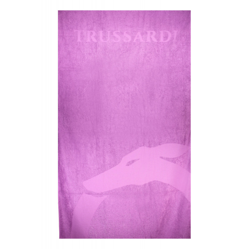 TRUSSARDI JEANS WOMEN'S BEACH TOWEL PURPLE