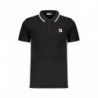 FILA POLO NOIR MANCHES COURTES HOMME