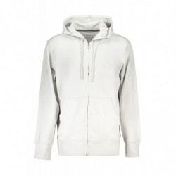 CALVIN KLEIN FELPA CON ZIP UOMO GRIGIO