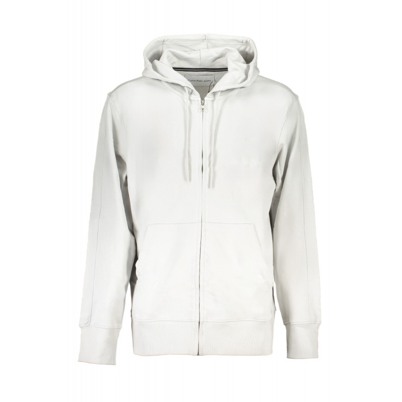 CALVIN KLEIN HERREN-SWEATSHIRT MIT GRAUEM ZIP