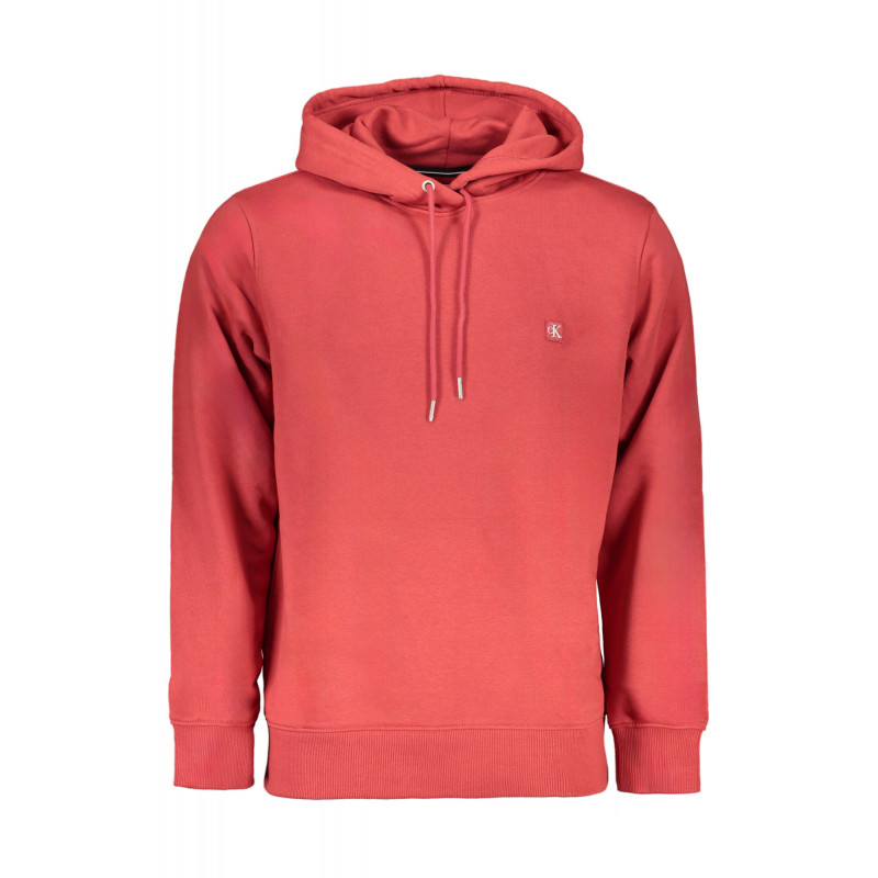 SUDADERA DE HOMBRE CALVIN KLEIN ROJA CON CREMALLERA