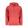 CALVIN KLEIN MEN'S RED ZIP-OUT SWEATSHIRT