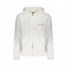 CALVIN KLEIN FELPA CON ZIP UOMO BIANCO
