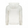 SWEAT-SHIRT ZIPPÉ BLANC CALVIN KLEIN POUR HOMMES