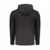 SWEAT-SHIRT ZIPPÉ NOIR CALVIN KLEIN POUR HOMMES