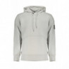 SWEAT-SHIRT SANS FERMETURE ÉCLAIR GRIS CALVIN KLEIN POUR HOMMES