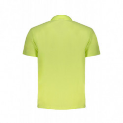 NAPAPIJRI YELLOW MEN'S SHORT SLEEVED T-SHIRT
