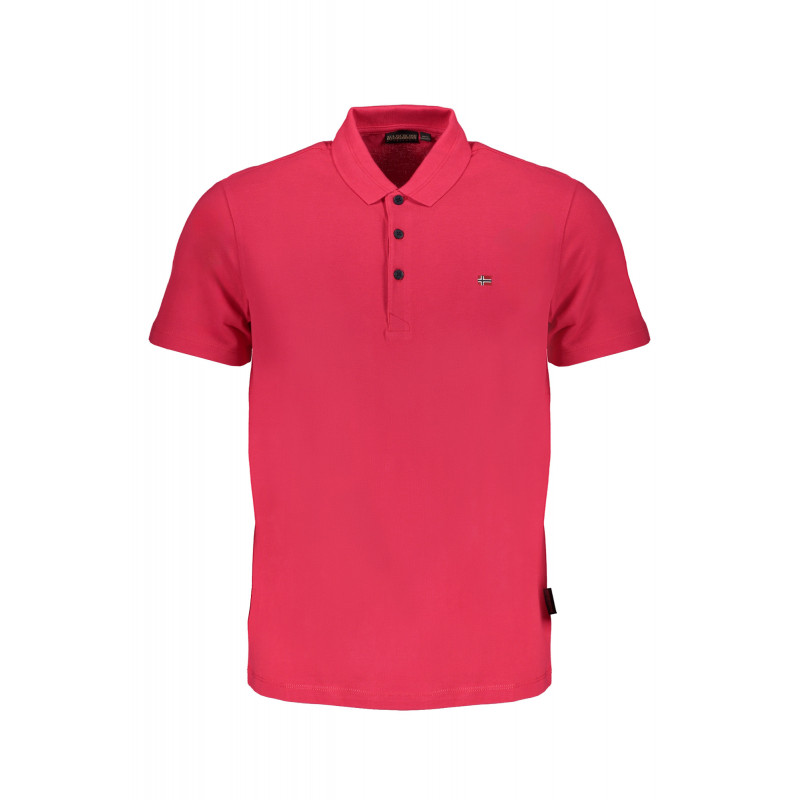 NAPAPIJRI MEN'S SHORT SLEEVED POLO SHIRT PINK