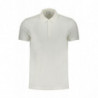 CALVIN KLEIN MEN'S WHITE SHORT SLEEVE POLO SHIRT