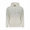 SWEAT-SHIRT SANS FERMETURE ÉCLAIR BLANC CALVIN KLEIN POUR HOMMES