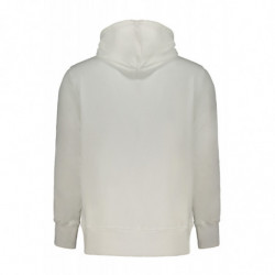 CALVIN KLEIN MEN'S WHITE ZIPLESS SWEATSHIRT