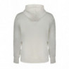 SUDADERA BLANCA SIN CREMALLERA CALVIN KLEIN HOMBRE