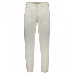 JEAN EN DENIM BLANC POUR HOMMES CALVIN KLEIN