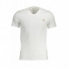 GUESS JEANS T-SHIRT À MANCHES COURTES HOMME BLANC
