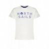 NORTH SAILS WEISSES KURZÄRMELIGES T-SHIRT FÜR KINDER