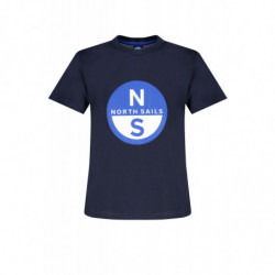 NORTH SAILS T-SHIRT MANCHES COURTES ENFANT BLEU