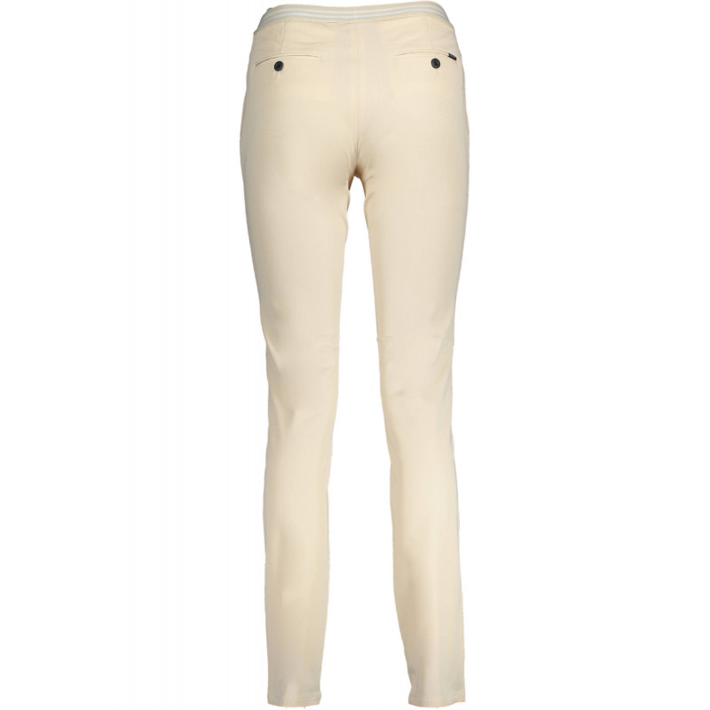 GANT WOMEN'S BEIGE TROUSERS