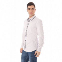 COSTUME NATIONAL MEN'S LONG SLEEVE PINK SHIRT