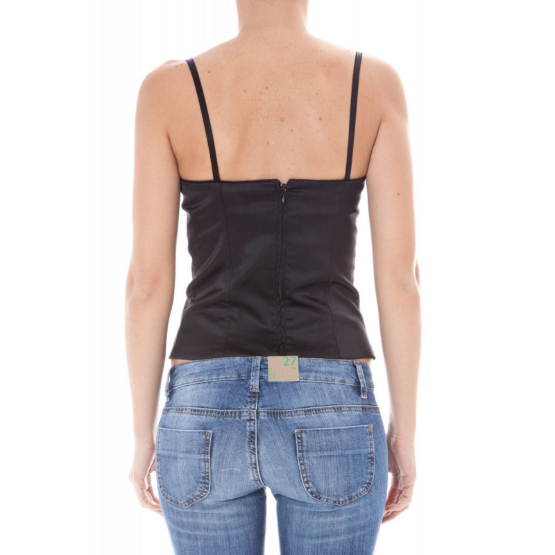 JOHN GALLIANO TOP MUJER NEGRO