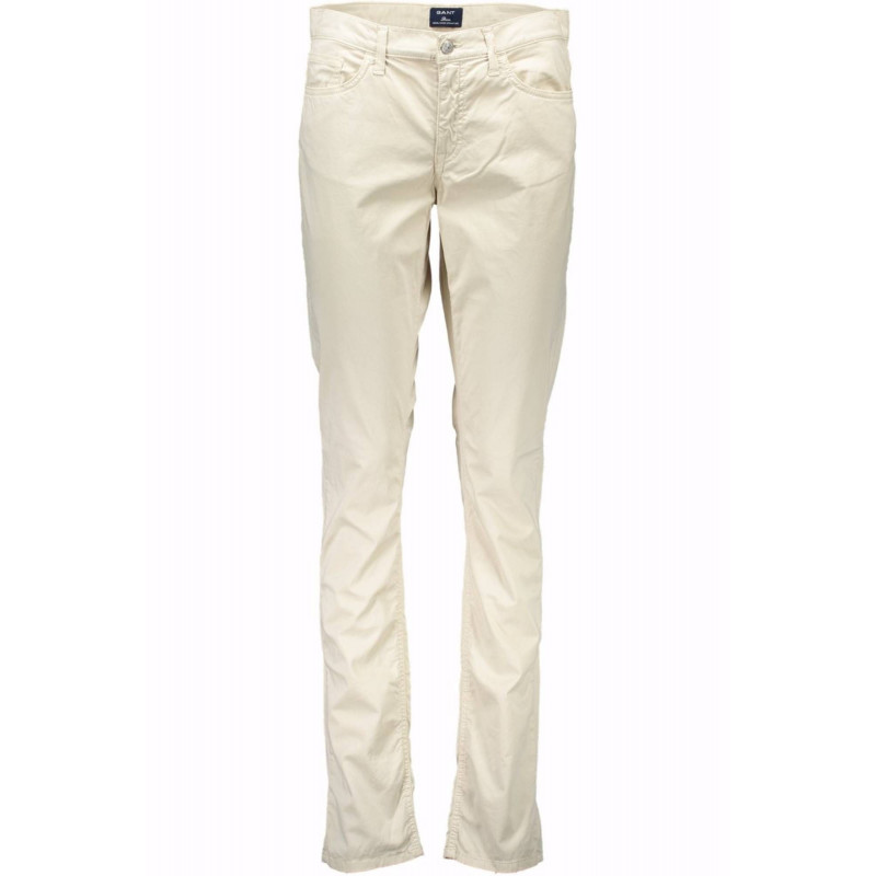 GANT WOMEN'S BEIGE TROUSERS
