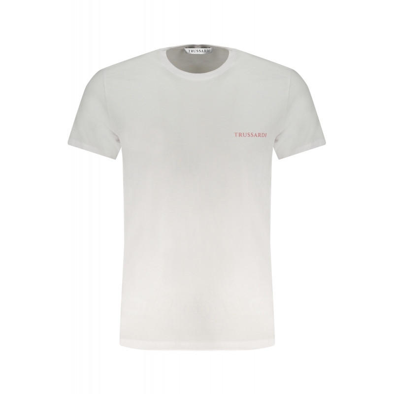 TRUSSARDI SHORT SLEEVED T-SHIRT MEN'S WHITE