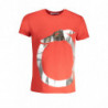 TRUSSARDI MEN'S SHORT SLEEVE T-SHIRT RED