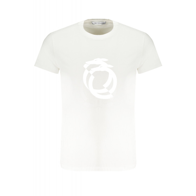 TRUSSARDI T-SHIRT MANICHE CORTE UOMO BIANCO