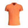 NORWEGEN 1963 ORANGES KURZARM-POLOSHIRT FÜR HERREN