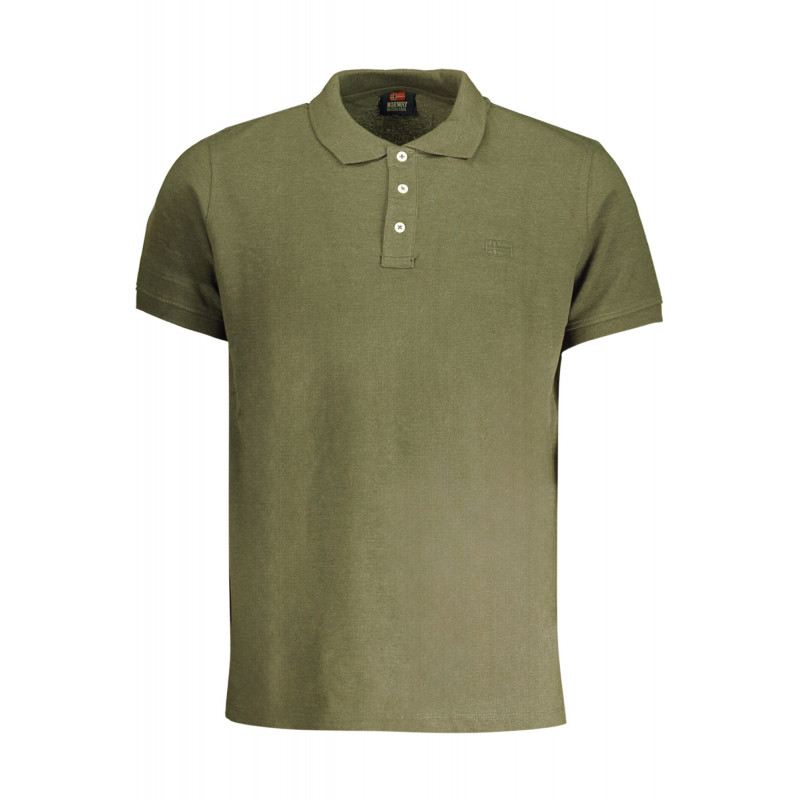 POLO MANGA CORTA HOMBRE NORUEGA 1963 VERDE