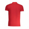 CAVALLI POLO MANCHES COURTES HOMME CLASS ROUGE