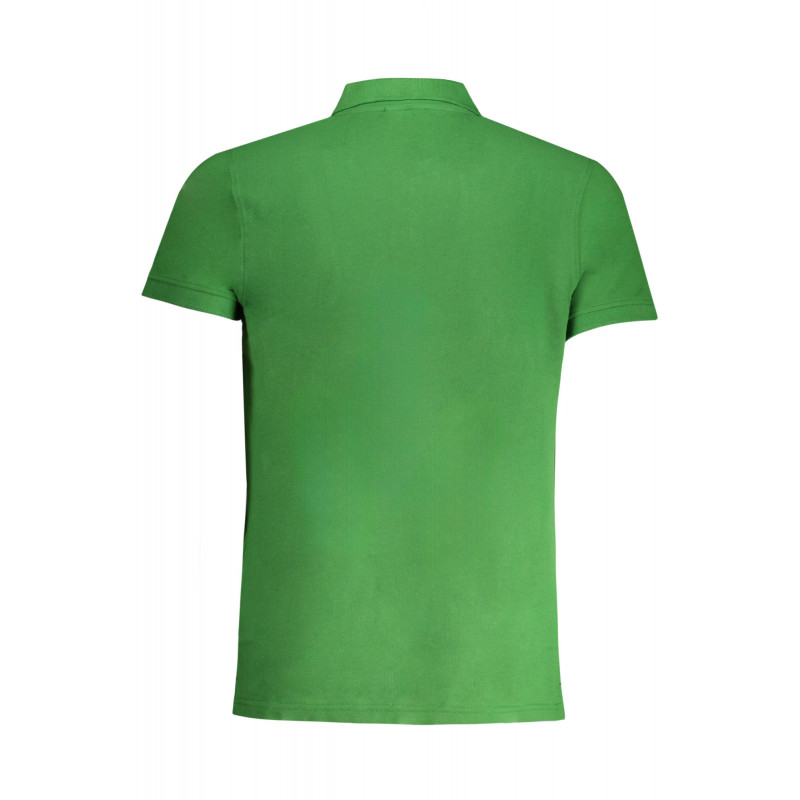 POLO HOMME CAVALLI CLASS VERT MANCHES COURTES