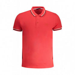 CAVALLI CLASS HERREN-KURZÄRMELIGES POLOSHIRT ROT