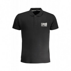 POLO MANCHES COURTES HOMME CAVALLI CLASS NOIR