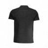 CAVALLI CLASS MEN'S SHORT SLEEVED POLO SHIRT BLACK
