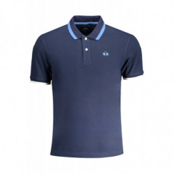 LA MARTINA MEN'S BLUE SHORT SLEEVED POLO SHIRT