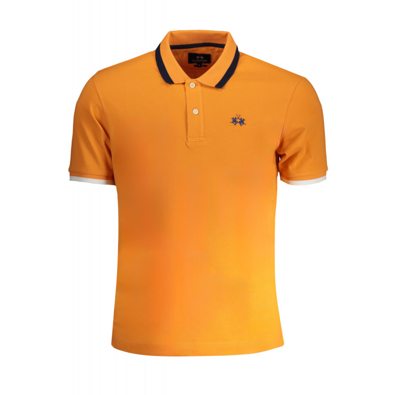 POLO MANCHES COURTES ORANGE HOMME LA MARTINA