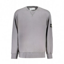 SWEAT-SHIRT SANS FERMETURE ÉCLAIR GRIS CALVIN KLEIN POUR HOMMES