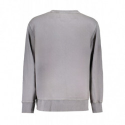 CALVIN KLEIN MEN'S GRAY ZIPLESS SWEATSHIRT