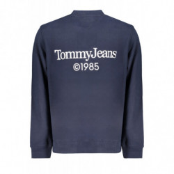 TOMMY HILFIGER MEN'S BLUE ZIPLESS SWEATSHIRT