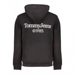 TOMMY HILFIGER SCHWARZES HERREN-SWEATSHIRT MIT REISSVERSCHLUSS