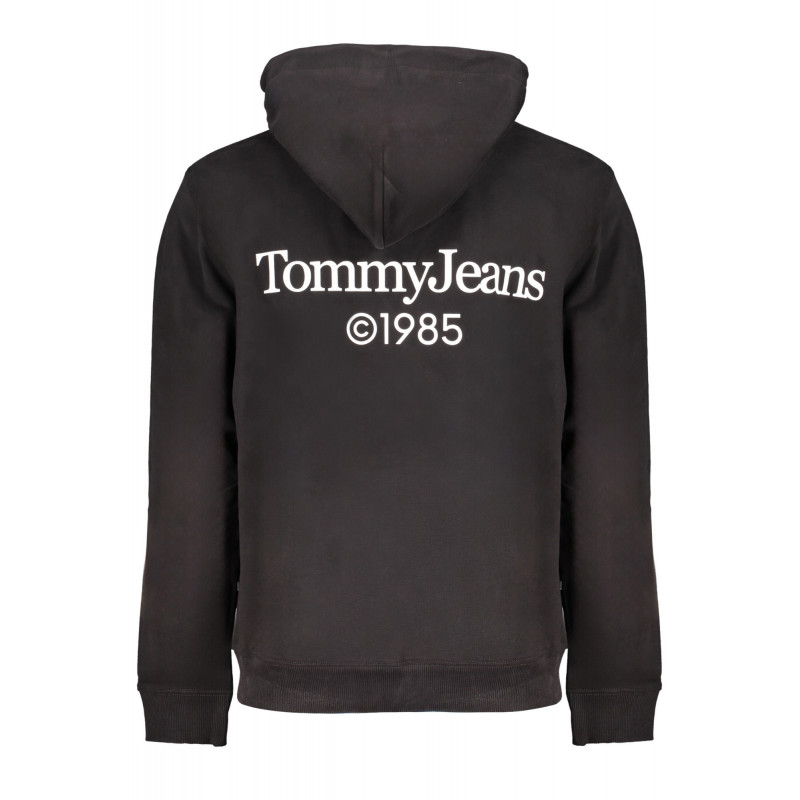 TOMMY HILFIGER FELPA SENZA ZIP UOMO NERO
