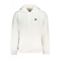 TOMMY HILFIGER WEISSES SWEATSHIRT FÜR HERREN MIT REISSVERSCHLUSS