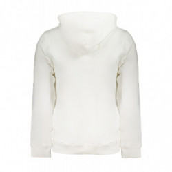TOMMY HILFIGER MEN'S WHITE ZIPLESS SWEATSHIRT