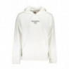 TOMMY HILFIGER WEISSES SWEATSHIRT FÜR HERREN MIT REISSVERSCHLUSS