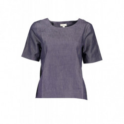 GANT DAMEN-KURZARM-T-SHIRT BLAU