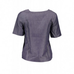 GANT DAMEN-KURZARM-T-SHIRT BLAU